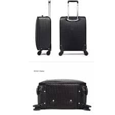 Genuine Leather Trolley Case 20 Inch Men's Business Boarding Suitcase Universal Wheel Luggage Bag 16 Inch Woven Pattern Leather - AliExpress 1524