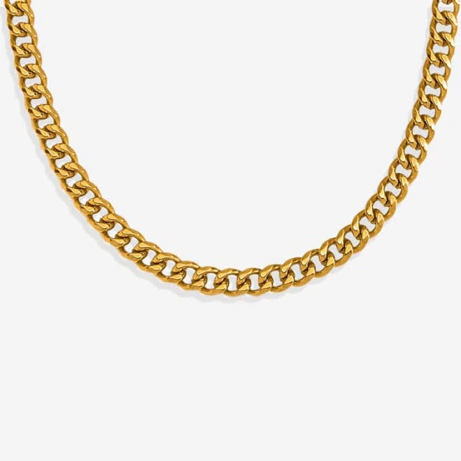 Men's Mint & Lily 8mm Cuban Chain Necklace