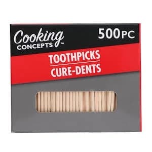Cooking Concepts Wood Toothpicks, 500-ct. Boxes