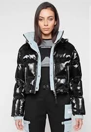 Maniere De Voir Black Puffer Jacket