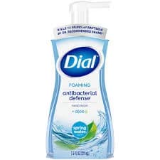 Dial Antibacterial Defense Spring Water Scent Foaming Hand Soap, 7.5 fl oz