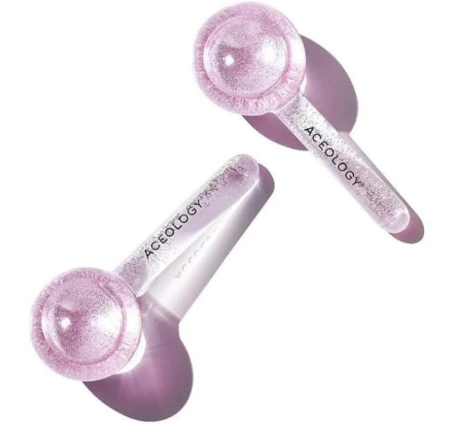 Aceology Beauty US The Unicorn Pink Ice Globe Facial Massager