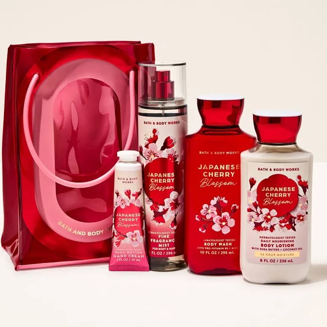Bath & Body Works Japanese Cherry Blossom Gift Set