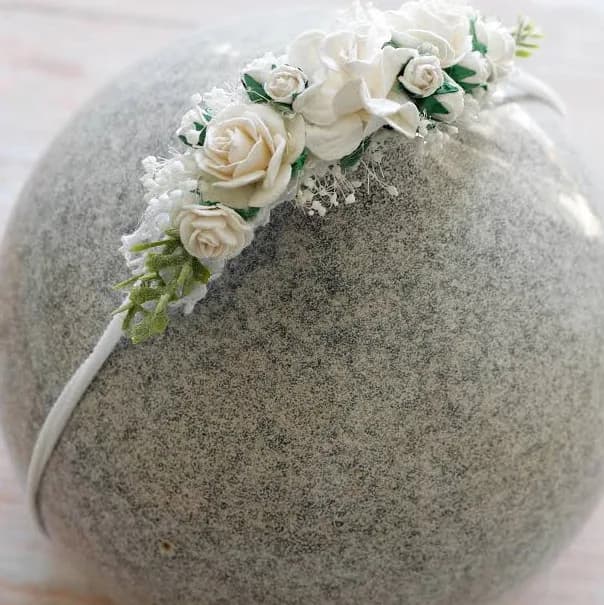 Floral Halo Baby Headband