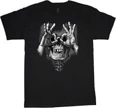Army Skull T-shirt Men's Tee Black - Walmart.com