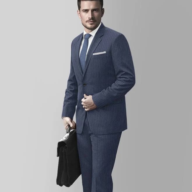 StudioSuits Men's Pinstripe Suit