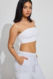 Seamless Micro Tube Top White | Garage