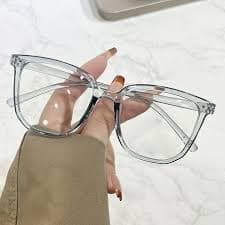 Xinwanna Unisex Blue Light Blocking Glasses Retro Large Oval Frame Clear View Strong Hinge with Brim Eye Protection Clear Bluelight Glasses Spectacles Eyeglasses Eyewear (Black White) - Walmart.com