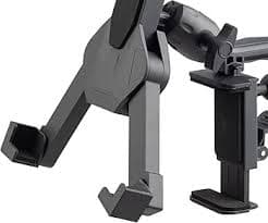Amazon.com: OnStage TCM1500 Tablet/Smartphone Holder (Setup for Tablets, Computers, E-Readers, Smartphones, and Phablets, Clamp Mount, Nonslip Padding, Adjustable Angle and Rotation, External Battery Holder) : Everything Else