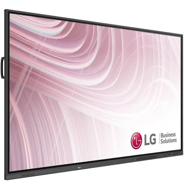LG 55"-98" CreateBoard Touch Screen Whiteboard, 4K UHD, 40pt PCAP, Wall Mount - Black