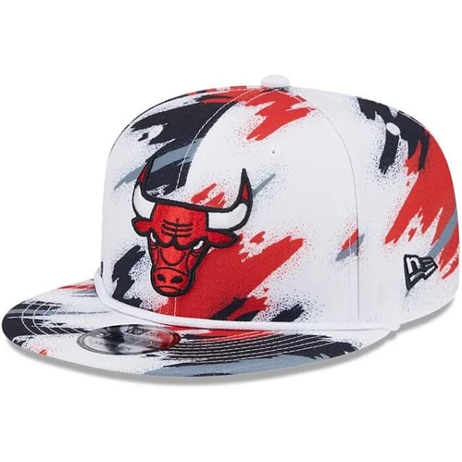 Chicago Bulls New Era Paint 9FIFTY Snapback Hat