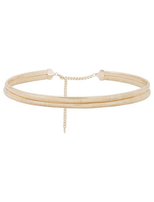 Ettika Wrap Around Flex Snake Chain Belt