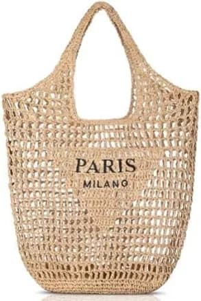 Paris Milano Women's Handcrafted Beach Tote