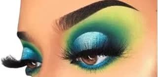 Exotika Beauty Blue Green Eyeshadow Palette Sensuous 9 Colors