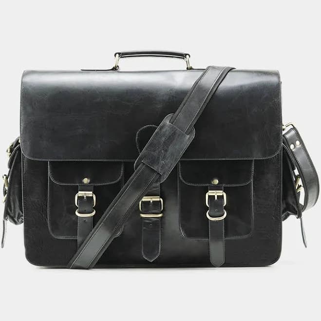 Leather Messenger Bag
