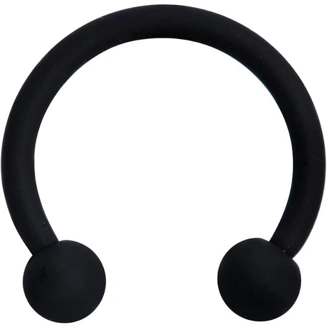 Body Candy 16g Stainless Steel Septum Horseshoe Nose Ring