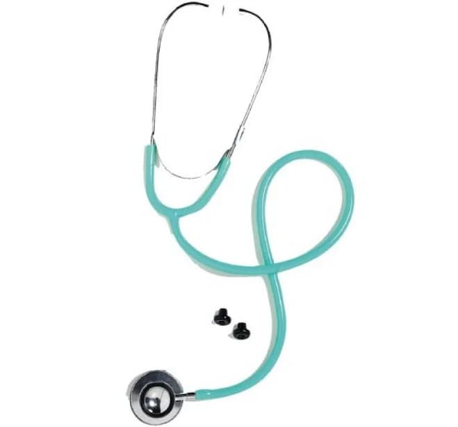 BV Medical Dual-Head Stethoscope - Aqua