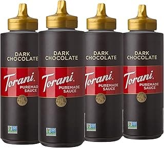 Puremade Sauce, Dark Chocolate, 16.5 Ounces (Pack of 4)