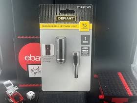 Defiant Ultra Compact Rechargeable Keychain Light