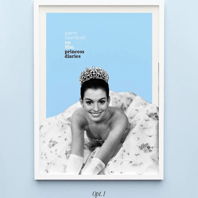 1 Princess Diaries (French New Wave) Poster Digital Download
