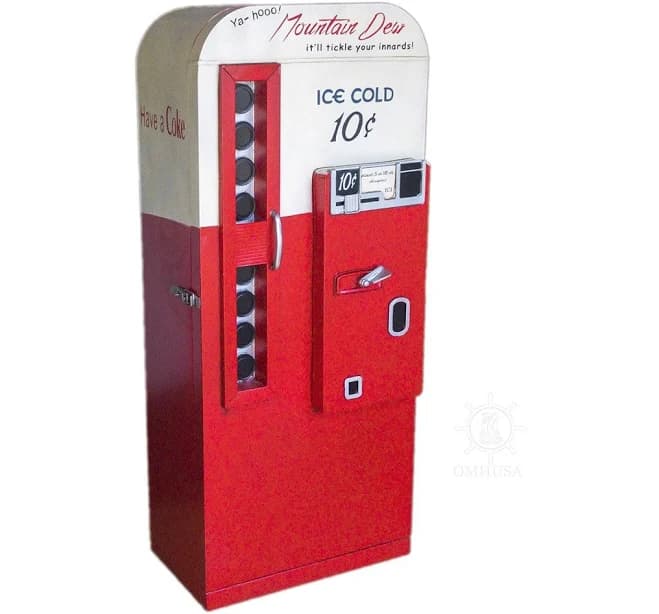Homeroots Coca-Cola Vending Machine Storage