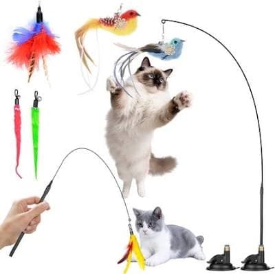 Fohil 10pcs Interactive Cat Toys
