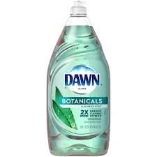 Dawn Ultra Botanicals Dishwashing Liquid Dish Soap Aloe Water 40 oz
