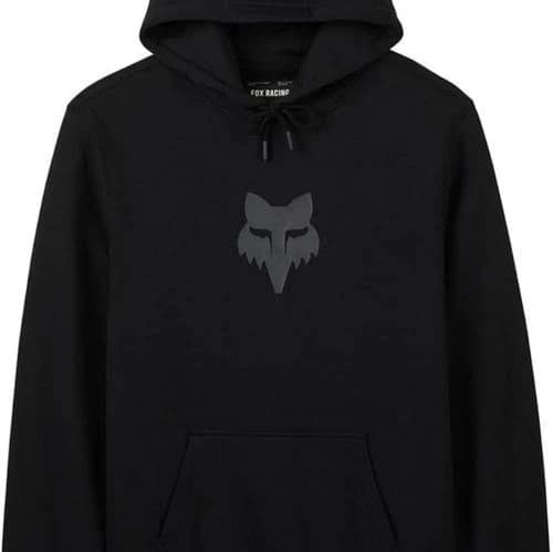 Fox Racing FOX Head Fleece Pullover, Blk/Blk, XX-Large