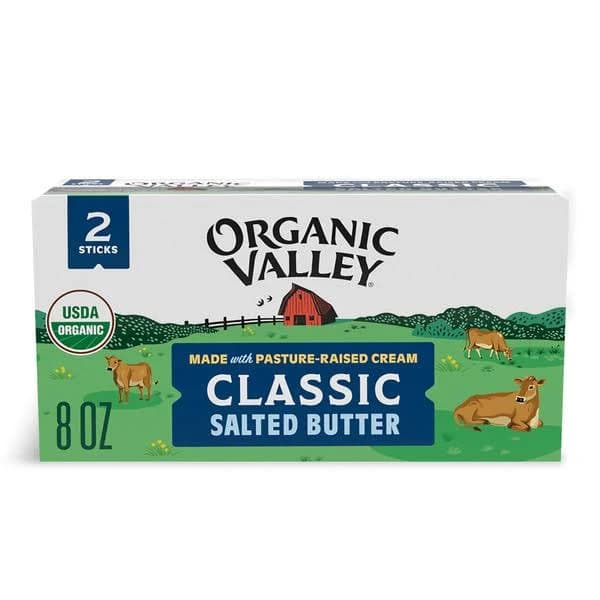 Organic Valley Salted Organic Butter