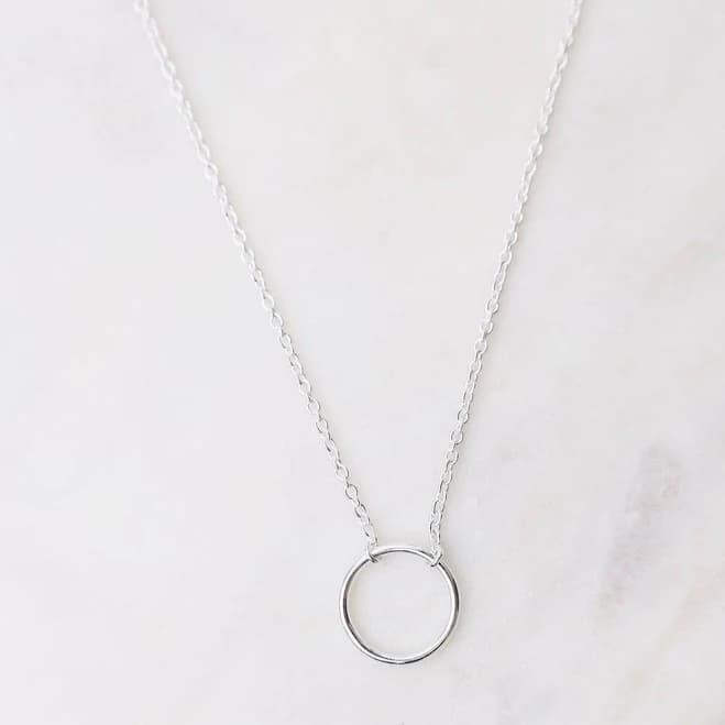 Silver Circle Pendant