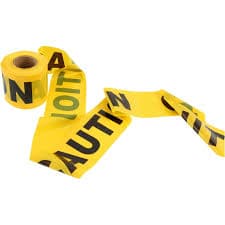 Hyper Tough 300 Foot Yellow Plastic Caution Tape for Safety and Hazard Marking - Walmart.com