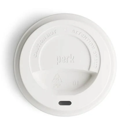 Perk Plastic Hot Cup Lids Fits 10 oz prk24404337