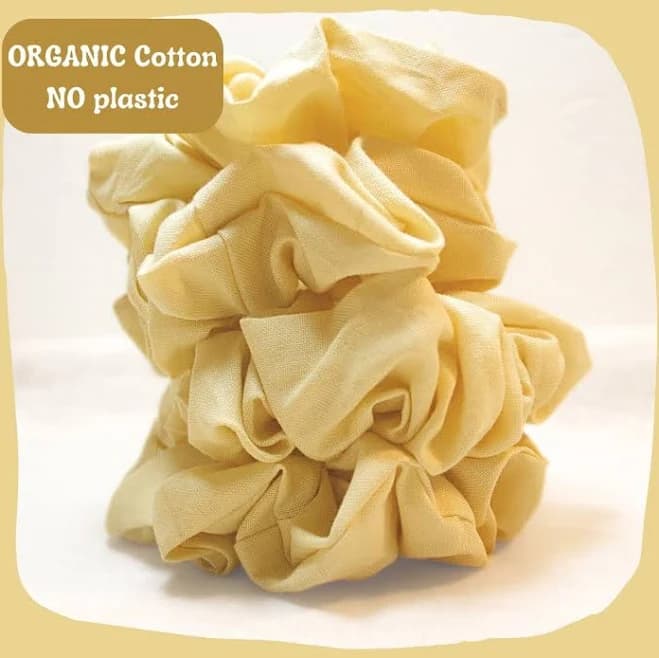 OEKO-TEX Organic Cotton Scrunchies