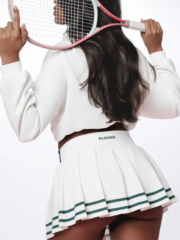 Missguided Pleated Tennis Mini Skirt