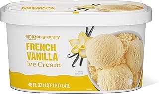 Amazon Grocery, French Vanilla Ice Cream, 48 Fl Oz