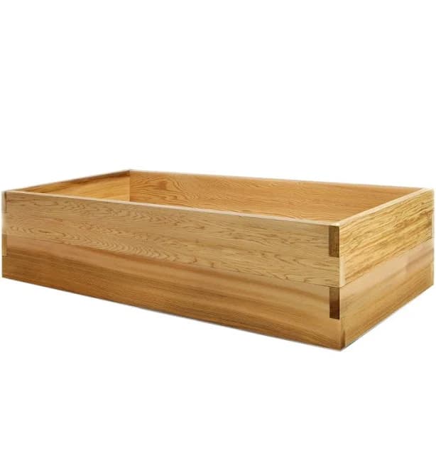 All Things Cedar 24.0-in W x 48.0-in L x 11.0-in H Red cedar Cedar Raised Garden Bed Large in Brown | RG48-2