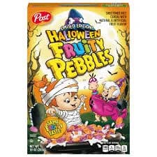 Post PEBBLES Rice Cereal, Halloween