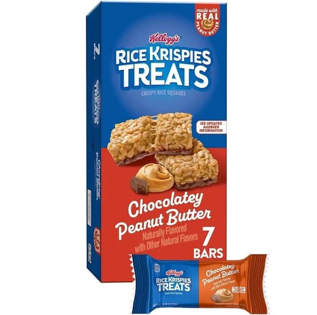 Rice Krispies Treats Chocolatey Peanut Butter Crispy Rice Squares