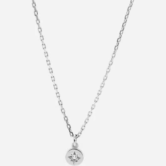 925 Sterling Silver Minimalist Disk Necklace
