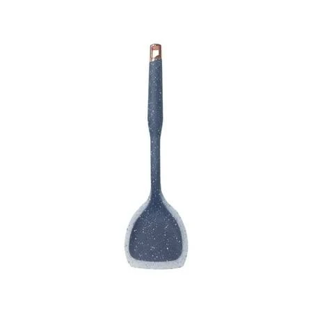 Black Non-Stick Silicone Kitchen Spatula, Heat Resistant Cookware Tool With Ergonomic Handle, Soft Flexible Head And Easy Clean Design For Baking,