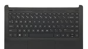 Amazon.com: RenBang Tech Reemplazo para portátil HP 14Z-DK 14-DK 14-CF 14S-CF Carcasa superior para portátil Palmrest Touchpad con teclado L91187-001 6070B1751302 Jet Black : Electrónica
