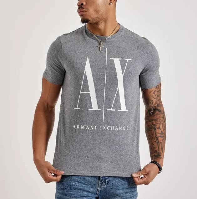 mens Armani Exchange Icon Logo Tee