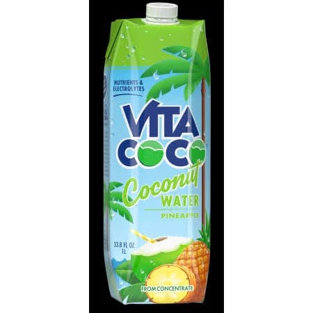Vita Coco Coconut Water Nutrients & Electrolytes Rich Pineapple Pack of 2