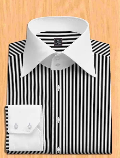 Pima Cotton Striped Dress Shirt