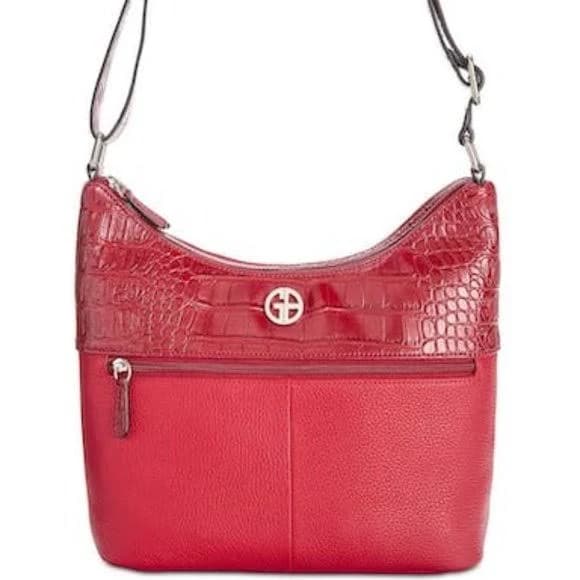 Giani Bernini Women's Pebble Crocodile Hobo Bag