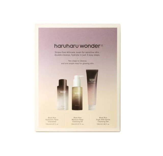 Haruharu Wonder Cleanse & Glow Set