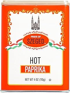 Hot Paprika Powder, Bright Red, 4 oz. Tin, 1-Count