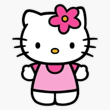 Hello Kitty Decal Sticker 3M Usa Made Truck Bike Helmet Vehicle Window Wall Car