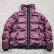Lululemon Cloudscape Jacket Womens Size 2 Dark Adobe Red Grey Goose Down | eBay