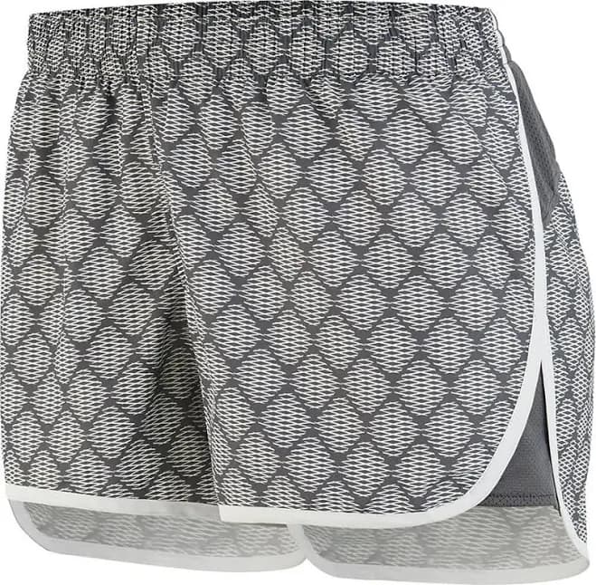 Augusta Women's 4" Lined Wicking Shorts W/Plxus Print, Inside Key Pocket Grey XS